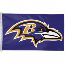 Baltimore Ravens Logo Flag 3' X 5'